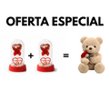 Pack Romántico: 2 Corazones+1 Oso